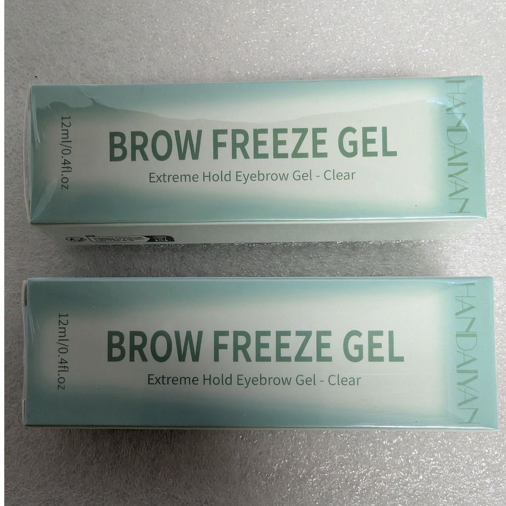 Handaiyan Brow Freeze Gel Extreme Hold Eyebrow Gel Clear 12ml H2064 New 2 Pkgs